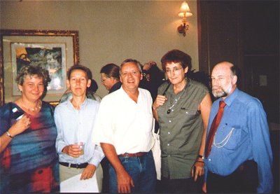 Els Schijf, Tim de Jong, Henk Asscheman, Petra Klene en Gert Mast